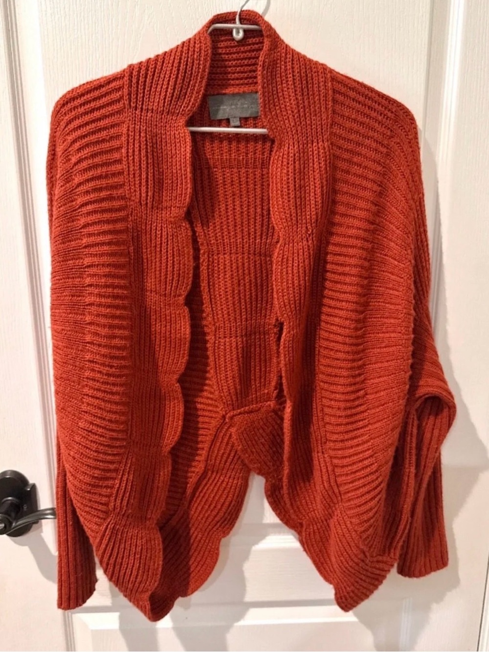 Anthropologie Sunday in Brooklyn Rusty
Burnt Orange Open Relaxed Cardigan Sz S